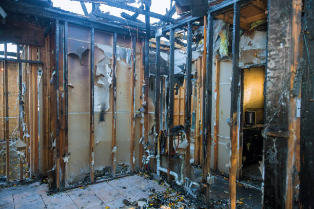 Professional Soot Cleanup technician working in Millbury, OH